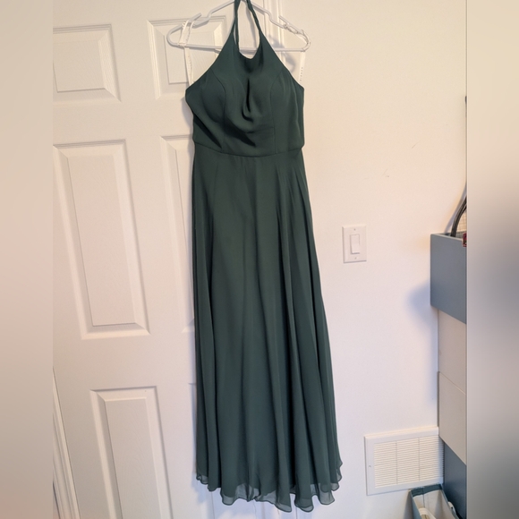 Azazie Dresses & Skirts - Chiffon Halter Bridesmaid Dress